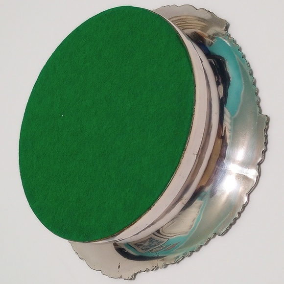 Vintage Wine Coaster-Rare Ancanthus EPM with Glass Insert - Picture 4 of 11